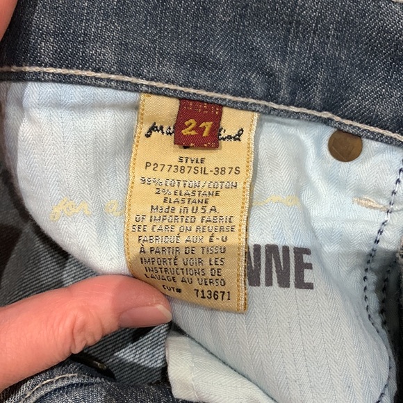 7 for all mankind cropped jeans - Picture 3 of 6
